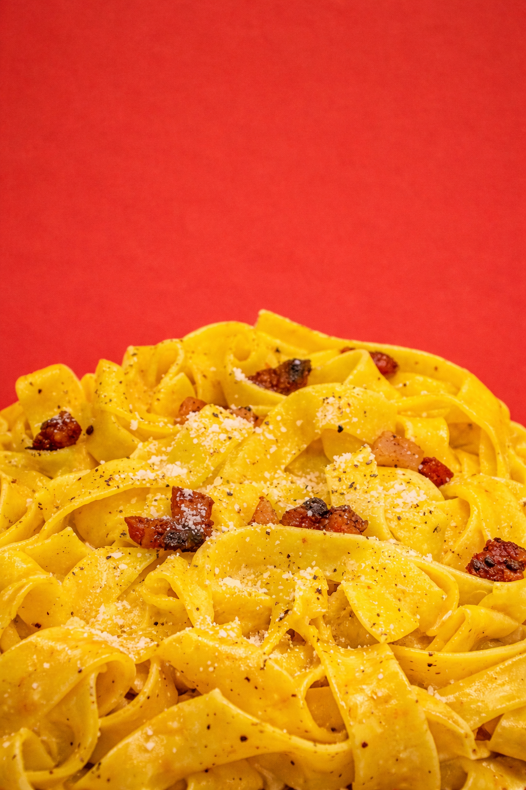 Fresh pasta close-up